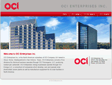 Tablet Screenshot of ocienterprises.com